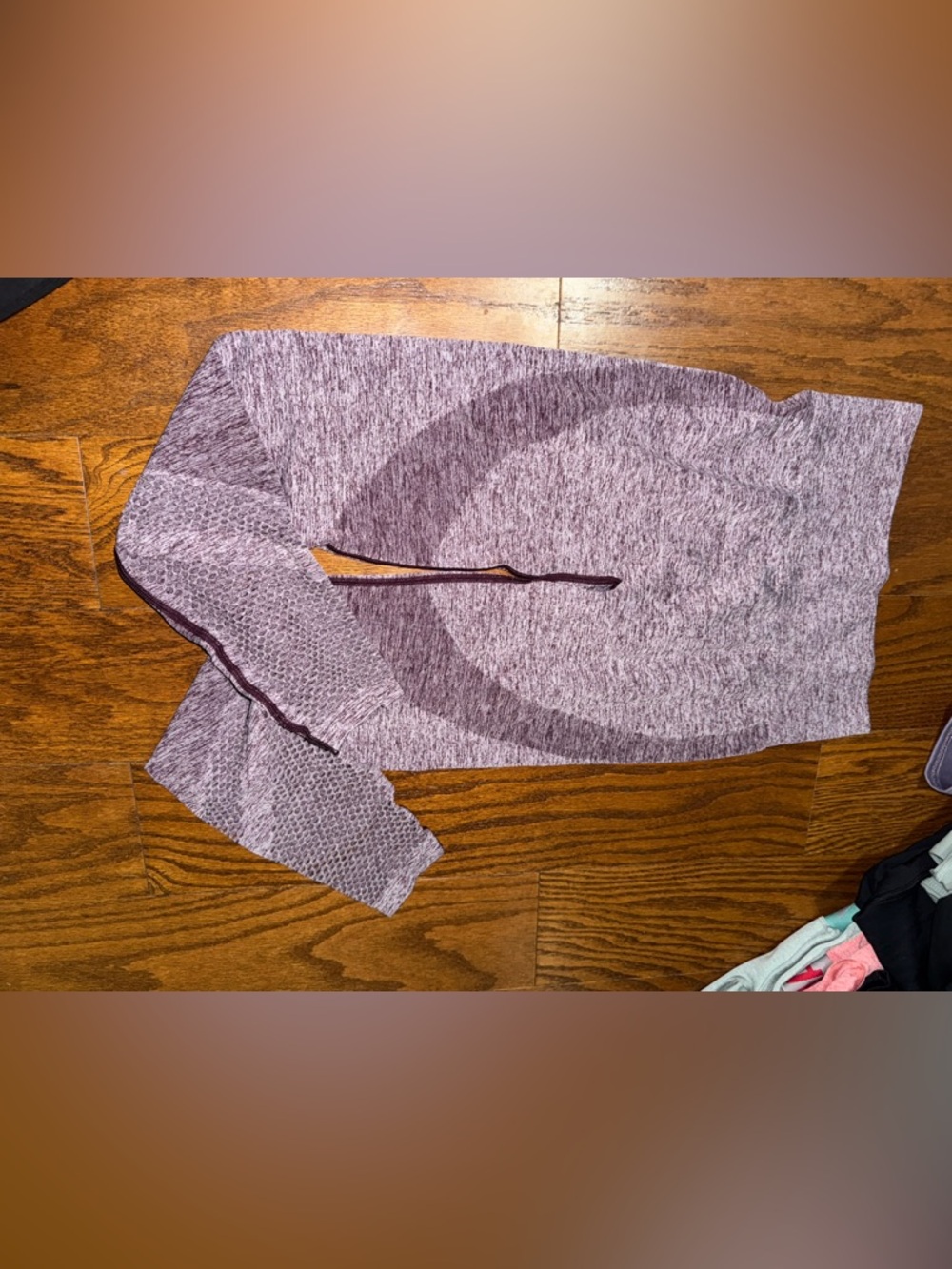 PINK Victoria's Secret Heathered Lavender Leggings